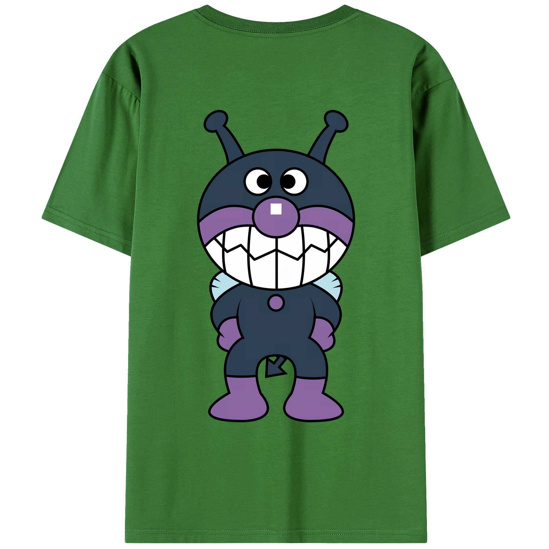 （画像用） アンパンマン Anpanman レディース半袖Tシャツ(バックプリント)